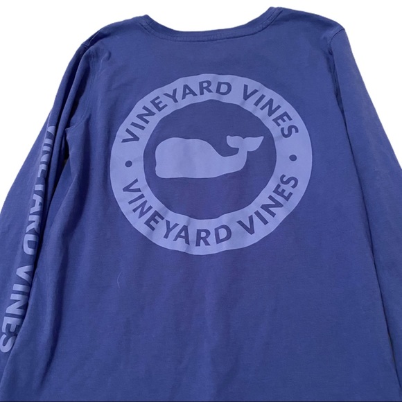 Vineyard Vines Blue Long-sleeve Tshirt Size Small - Picture 7 of 10